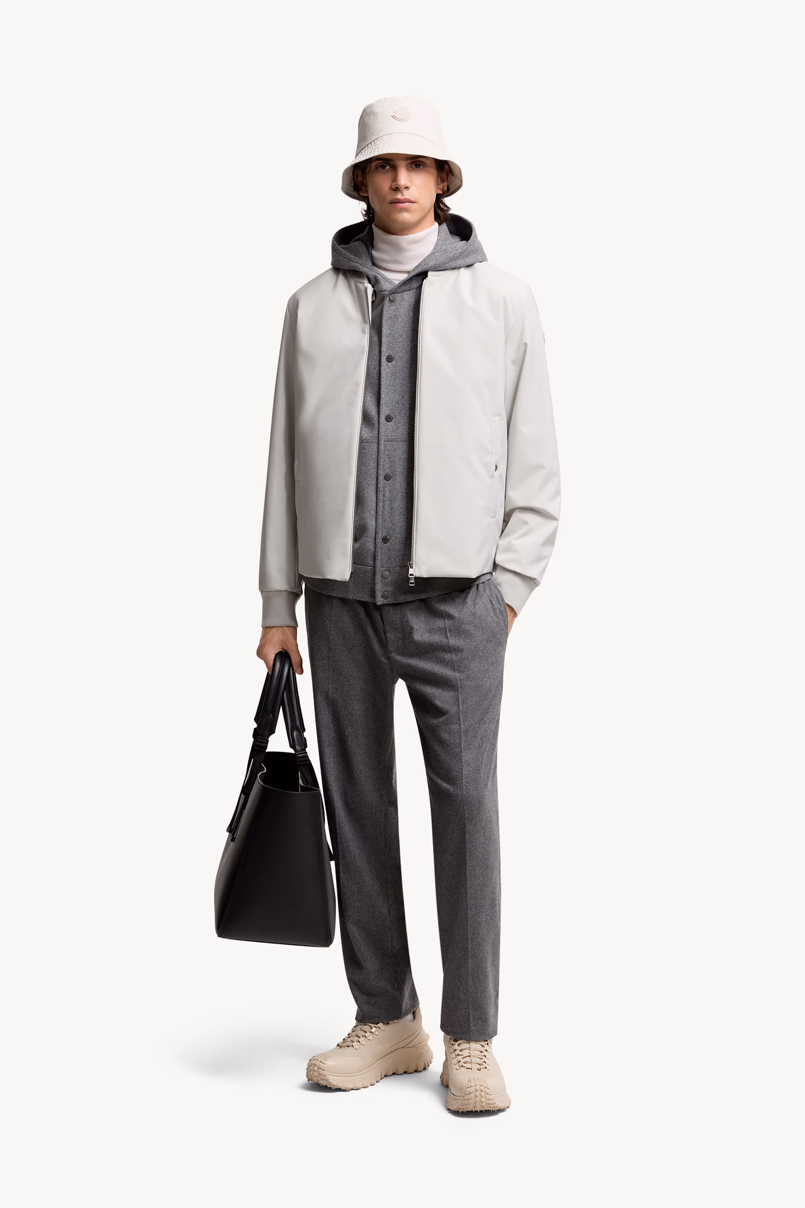 Plumífero cazadora 3 en 1 Epinal Hombre Gris Hielo Moncler 0
